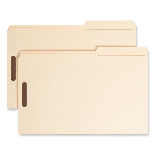 Smead 2/5 Tab Cut Legal Recycled Fastener Folder