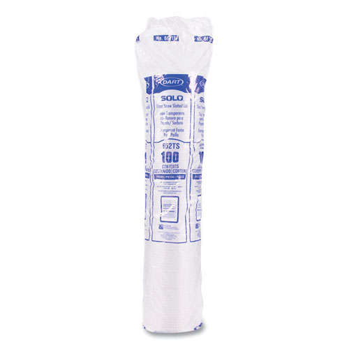 Straw-Slot Cold Cup Lids, Fits 9 oz to 20 oz Cold Cups, Plastic, Clear, 100/Sleeve, 10 Sleeves/Carton