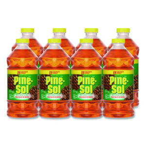 Multi-Surface Cleaner Disinfectant Concentrated, Pine Scent, 40 oz Bottle, 8/Carton
