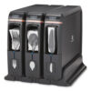 SmartStock Wrapped Cutlery Dispenser, Holds Forks/Knives/Spoons, 12.44 x 11.17 x 10.5, Black