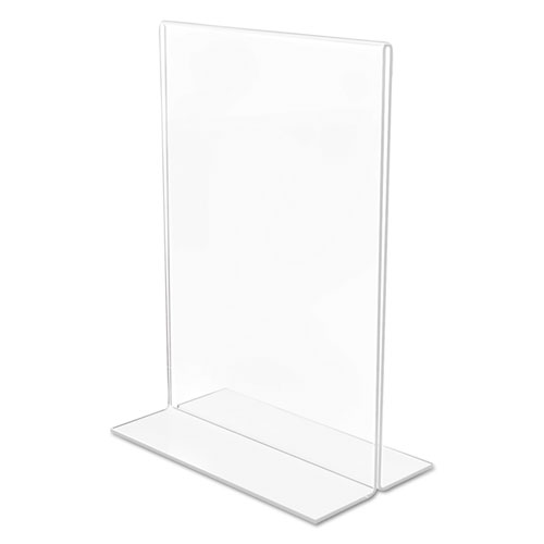 Classic Image Double-Sided Sign Holder, 5 x 7 Insert, Clear