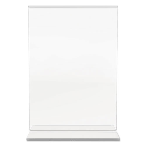 Classic Image Double-Sided Sign Holder, 5 x 7 Insert, Clear