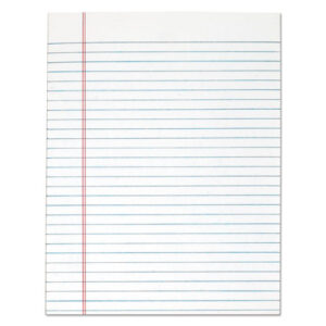 "The Legal Pad" Glue Top Pads, Wide/Legal Rule, 50 White 8.5 x 11 Sheets, 12/Pack