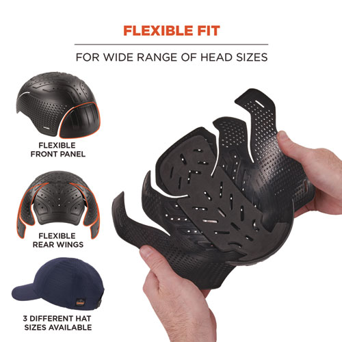 Skullerz 8947 Lightweight Baseball Hat and Bump Cap Insert, X-Large/2X-Large, Navy