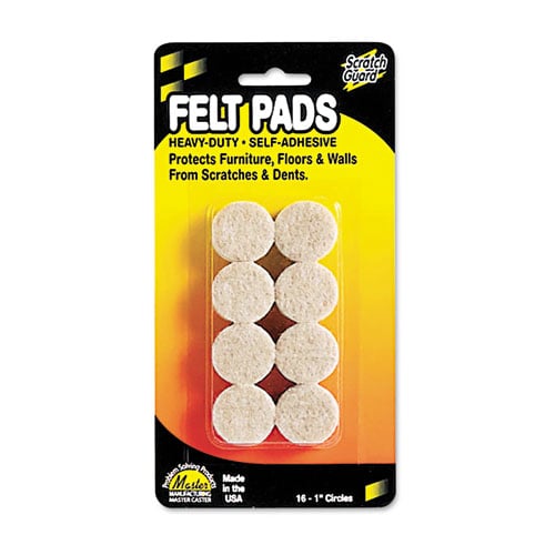 Scratch Guard Self-Adhesive Felt Circles