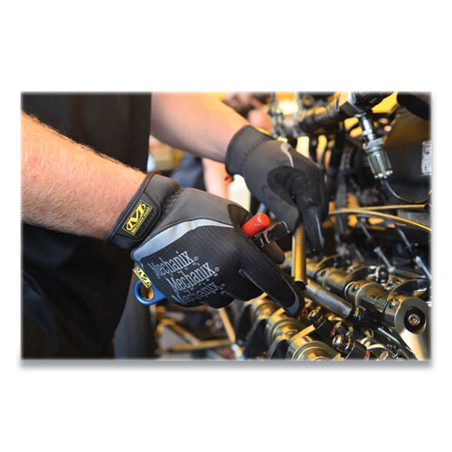 FastFit Work Gloves, Black, Medium