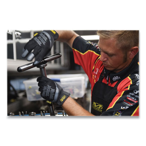FastFit Work Gloves, Black, Medium