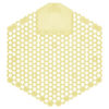 Wave 3D Urinal Deodorizer Screen, Citrus Scent, Yellow, 10/Box