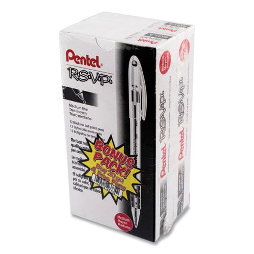 Pentel R.S.V.P. Ballpoint Stick Pens