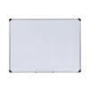 Magnetic Steel Dry Erase Marker Board, 48" x 36", White Surface, Satin Aluminum Frame