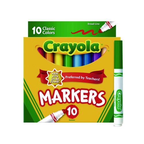 Crayola Classic Colors Broad Line Markers