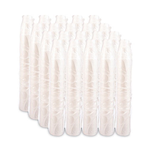 Foam Drink Cups, Tapered Bottom, 32 oz, White, 25/Bag, 20 Bags/Carton