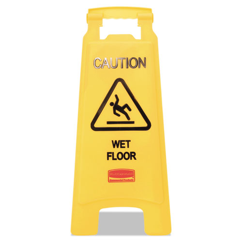 Rubbermaid Commercial Caution Wet Floor Safety Sign