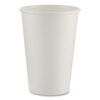 Paper Hot Cups, 16 oz, White, 50/Sleeve, 20 Sleeves/Carton