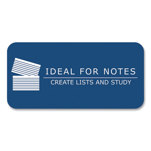 Environotes Wirebound Recycled Index Cards, Narrow Rule, 3 x 5, White, 50 Cards, 24/Carton