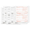 6-Part W-2 Continuous Feed Tax Forms, Fiscal Year: 2024, Six-Part Carbonless, 8.5 x 5.5, 2 Forms/Sheet, 600 Forms Total