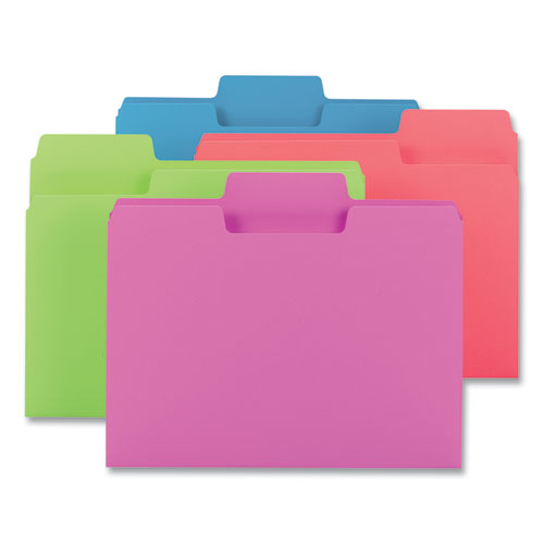 Smead SuperTab 1/3 Tab Cut Letter Recycled Top Tab File Folder