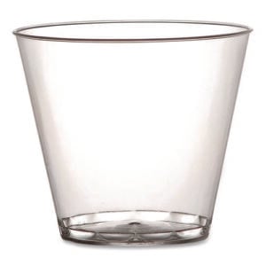 Plastic Tumblers, Squat, 5 oz, Clear, 20 Bag, 25 Bags/Carton