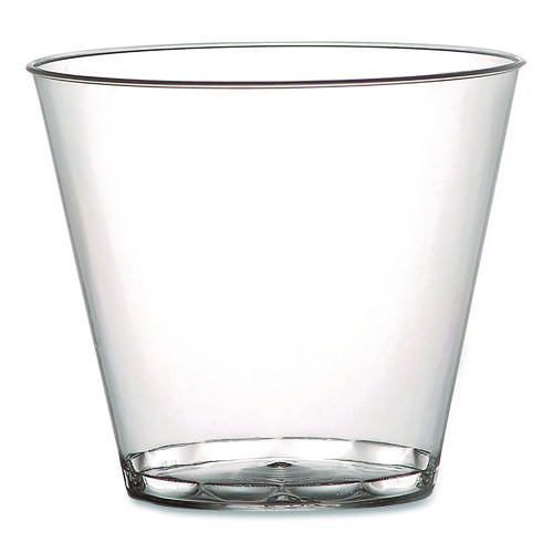 Plastic Tumblers, Squat, 5 oz, Clear, 20 Bag, 25 Bags/Carton