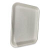 Meat Trays, #4S, 9.5 x 7.25 x 0.5, White, Foam, 500/Carton