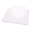 EverLife Chair Mat for Flat Pile Carpet with Lip, 36 x 48, Clear