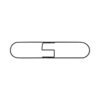 Clip-On Dust Mop Frame, 24w x 5d, Zinc Plated