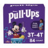 Pull-Ups Learning Designs Potty Training Pants for Boys, Size 5, 3T-4T, 32 lbs to 40 lbs, 84/Carton