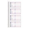 Petty Cash Receipt Book, Two-Part Carbonless, 5 x 2.75, 4 Forms/Sheet, 200 Forms Total