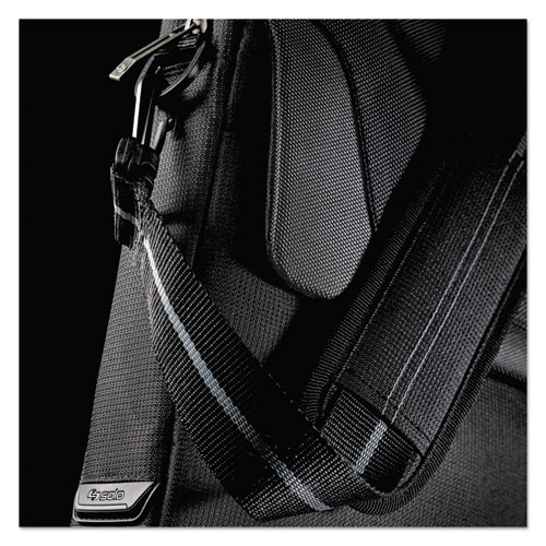 Pro Slim Brief, Fits Devices Up to 14.1", Polyester, 14 x 1.5 x 10.5, Black