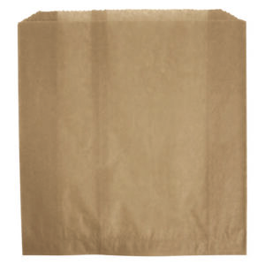 Waxed Napkin Receptacle Liners, 2.75" x 8.75" x 8.5", Brown, 250/Carton
