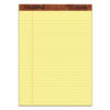 "The Legal Pad" Ruled Perforated Pads, Wide/Legal Rule, 50 Canary-Yellow 8.5 x 11 Sheets, 3/Pack