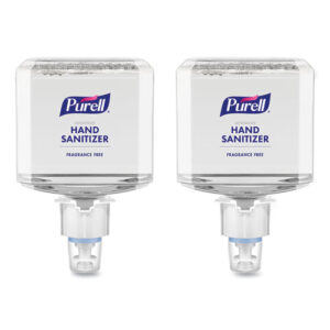 Advanced Hand Sanitizer Gentle and Free Foam, 1,200 mL Refill, Fragrance-Free, For ES4 Dispensers, 2/Carton
