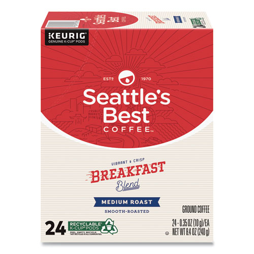 Breakfast Blend Coffee K-Cups, 24/Box