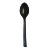 100% Recycled Content Cutlery, Spoon, Plastic, Black, 50/Pack, 20 Pack/Carton