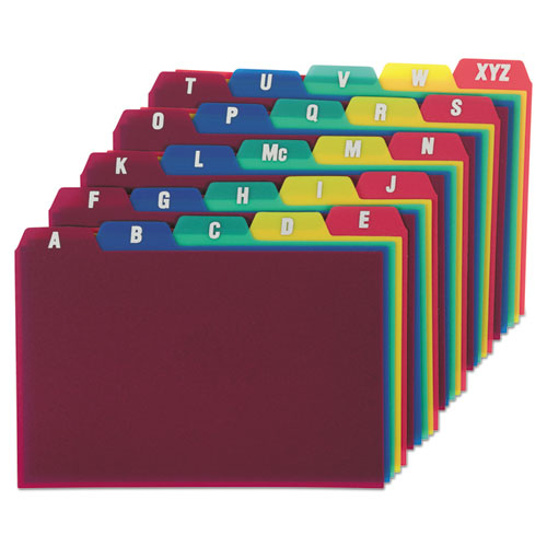 Oxford A-Z Poly Filing Index Cards