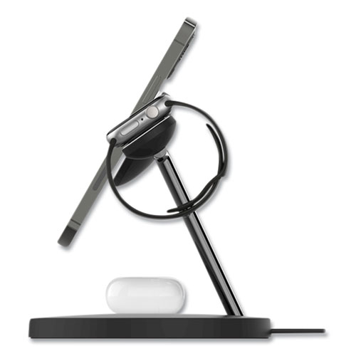 BOOST CHARGE Pro 3-in-1 Wireless Charger, 15 W, Black