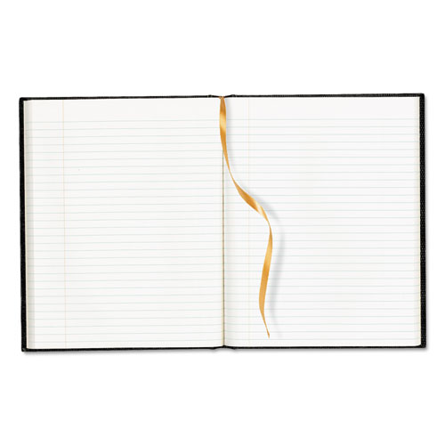 Executive Notebook with Ribbon Bookmark, 1-Subject, Medium/College Rule, Blue Cover, (75) 11 x 8.5 Sheets