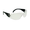 Zenon Z12 Rimless Indoor/Outdoor Optical Eyewear, Anti-Fog, Scratch-Resistant, Clear Lens, Black Temples