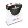 Pre-Inked Shutter Stamp, Red, PAST DUE, 1.63 x 0.5