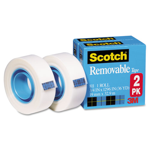 Scotch 3/4"W Removable Tape