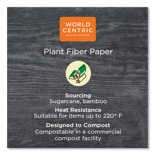 No Tree Paper Bowls, 8 oz, 3.4" Diameter x 2.3" h, Natural, Sugarcane, 1,000/Carton