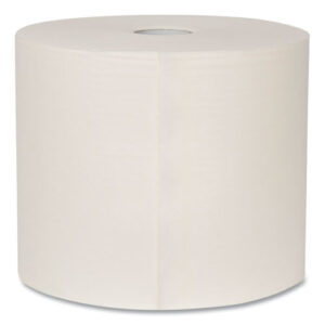 Heavy-Duty Cleaning Cloth, 1-Ply, 12.6" x 912.2 ft, White