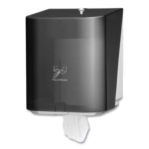 In-Sight Sr. Center Pull Dispenser, 10.65 x 10 x 12.5, Smoke