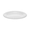 Placesetter Deluxe Laminated Foam Dinnerware, Plate, 6" dia, White, 1,000/Carton