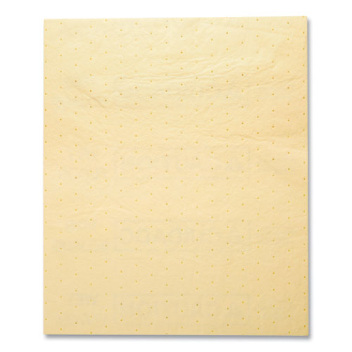 Over-the-Spill Pad, Caution Wet Floor, 16 oz, 16.5 x 20, 22 Sheets/Pad