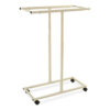 Mobile Vertical File, 12 Hanging Clamps, 39.25w x 16d x 52h, Tan