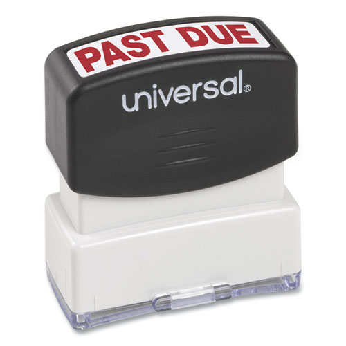 Message Stamp, PAST DUE, Pre-Inked One-Color, Red - Image 2