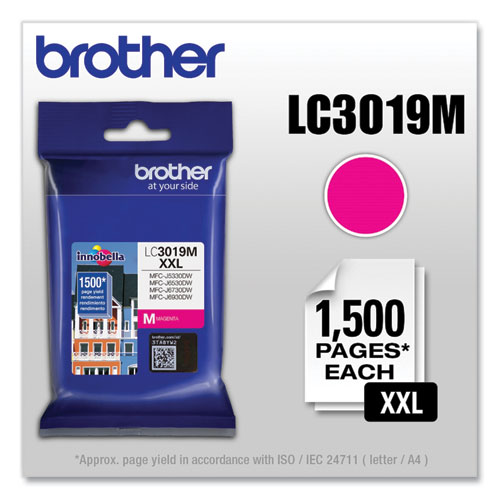 Brother Innobella LC3019M Original Inkjet Ink Cartridge - Magenta - 1 Each