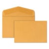 Open-Side Booklet Envelope, #15, Hub Flap, Gummed Closure, 10 x 15, Brown Kraft, 100/Box
