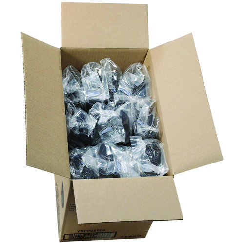Plastic Portion Cup, 2 oz., Black, 2,400/Carton